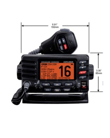 EMISORA VHF STANDARD GX1700E GPS