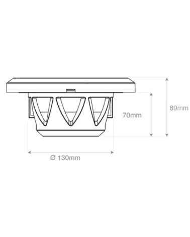 ALTAVOCES MARINOS 6.5" 100W