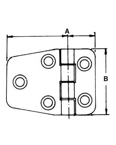 Bisagra Ac. Inox.