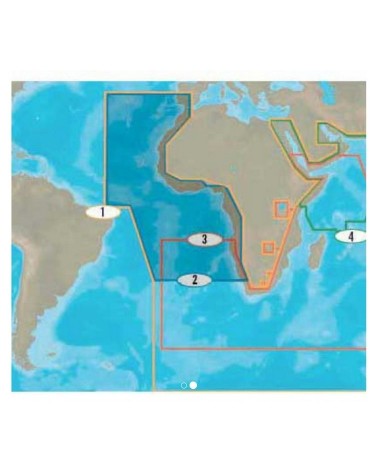 Cartografía C-MAP 4D MAX+ Wide - Norte y Oeste de África