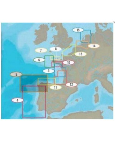 Cartografía C-MAP 4D MAX+ Local - Costas de Portugal