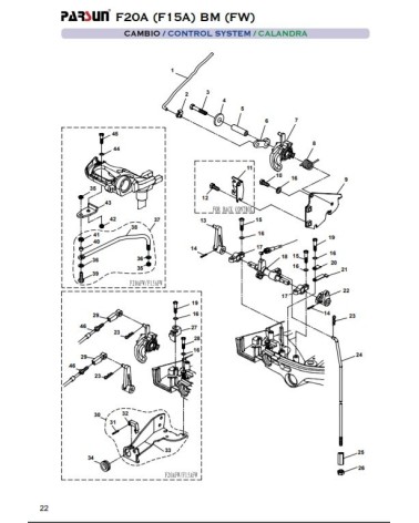 RECAMBIOS PARSUN F15A F20A-BM-FW