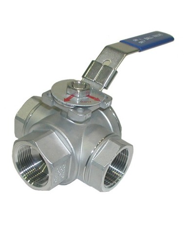 VALVULA 3 VIAS TIPO L