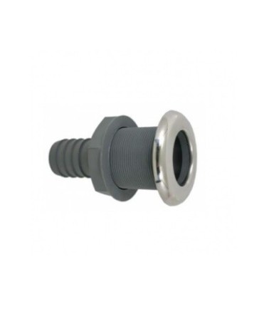 PASACASCOS NYLON/INOX CON VALVULA 1-1/2"