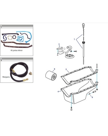 BLOQUE MOTOR GM 181CID 3.0L & 250CID 4.1L