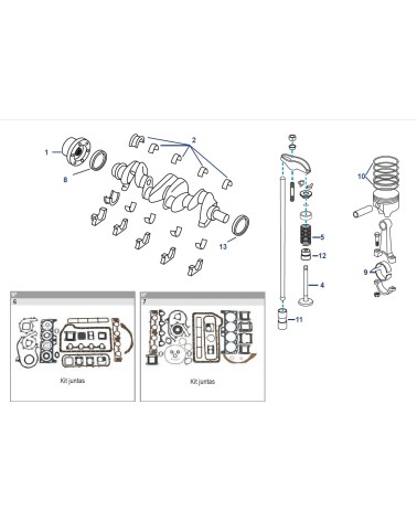 RECAMBIOS MOTOR 4 CILINDROS EN LINEA