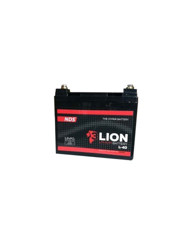 Batería de servicio 3-Lion Power L-40 de ión de litio, 40Ah, 12VCC